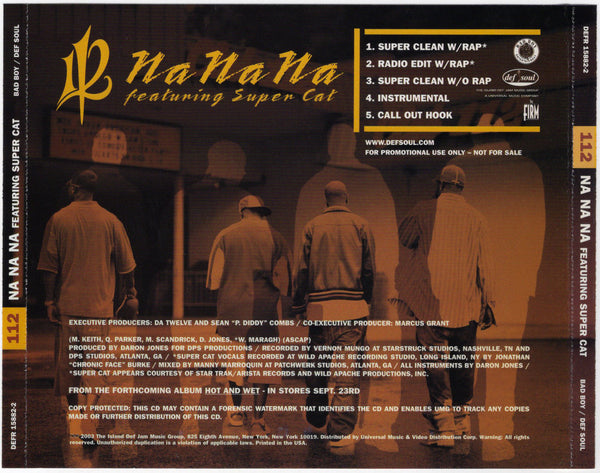 112 & Super Cat - Na Na Na [CD Single]