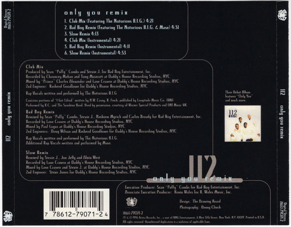 112 - Only You Remix [CD Single]