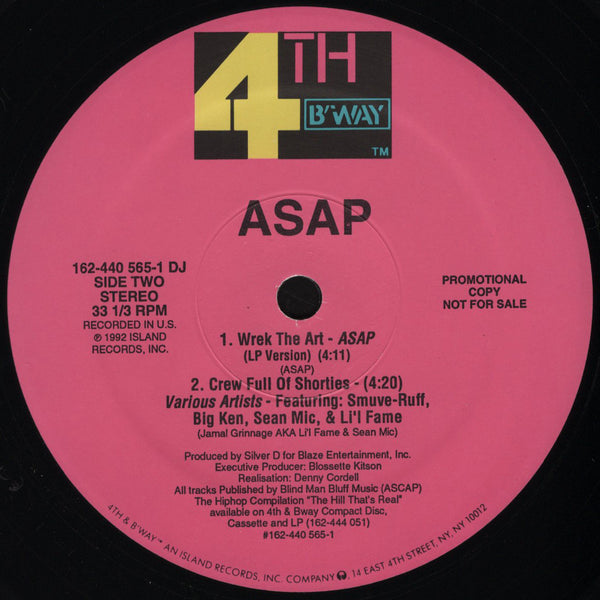 ASAP - Wrek The Art [12" Single]