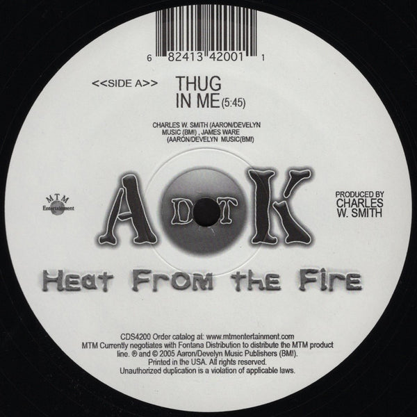 A Dot K - Thug In Me [12" Single]