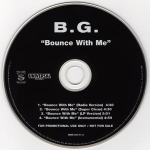 B.G. - Bounce With Me [CD Single]