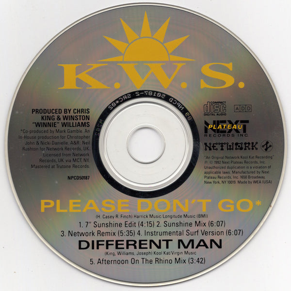 K.W.S. - Please Don't Go [CD Single]