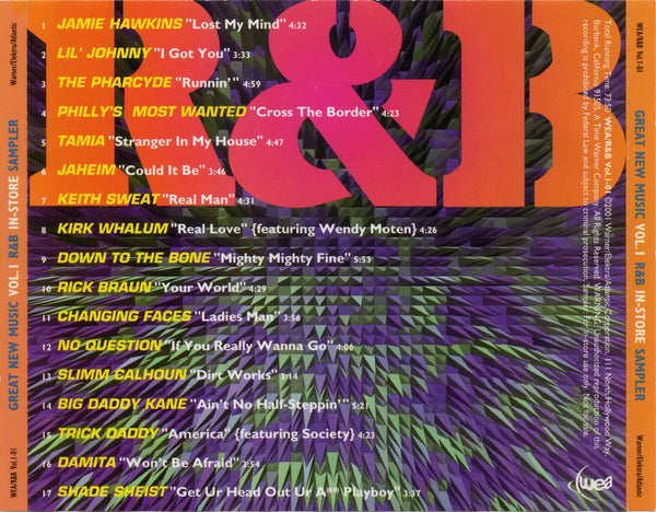 Various Artists - R&B 2001 Great New Music Vol. 1 [CD Sampler]