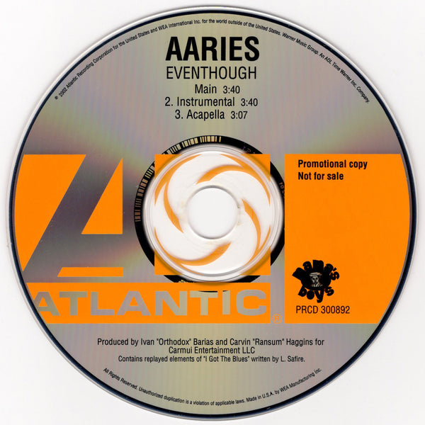 AAries - Eventhough [CD Single]