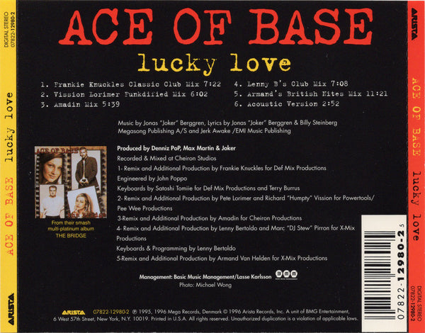 Ace Of Base - Lucky Love [CD Single]
