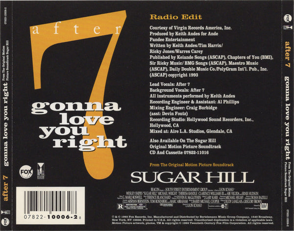 After 7 - Gonna Love You Right [CD Single]