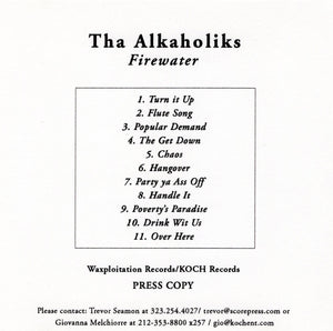 Tha Alkaholiks - Firewater (Press Copy) [CD Album]