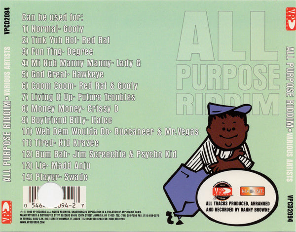 Various Artists - All Purpose Riddim [CD Album]
