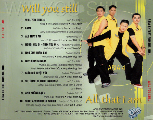 Asia 4 - All That I Am [CD Album]