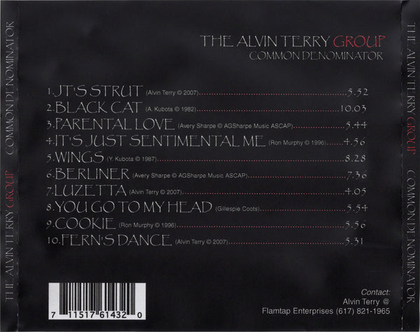 The Alvin Terry Group - Common Denominator [CD Album]