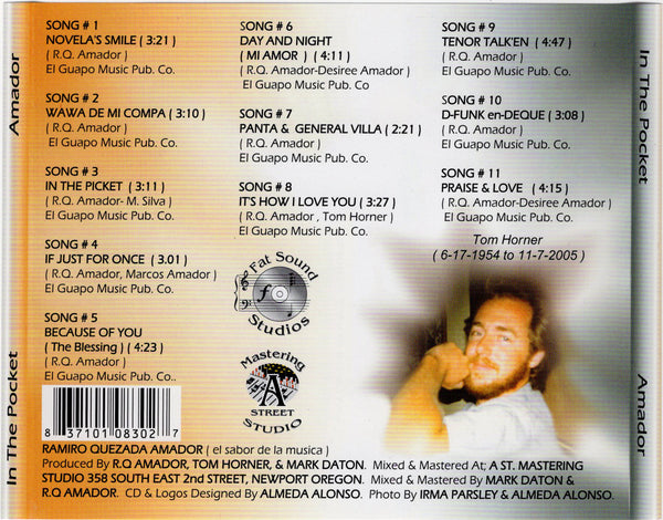 Amador - In The Pocket [CD Album]