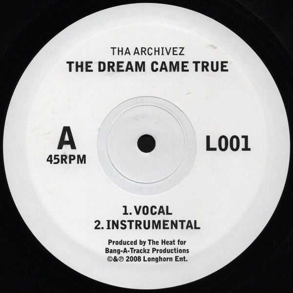 Tha Archivez - The Dream Came True [12" Single]