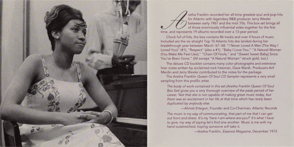 Aretha Franklin - The Queen Of Soul Sampler [CD Promo]