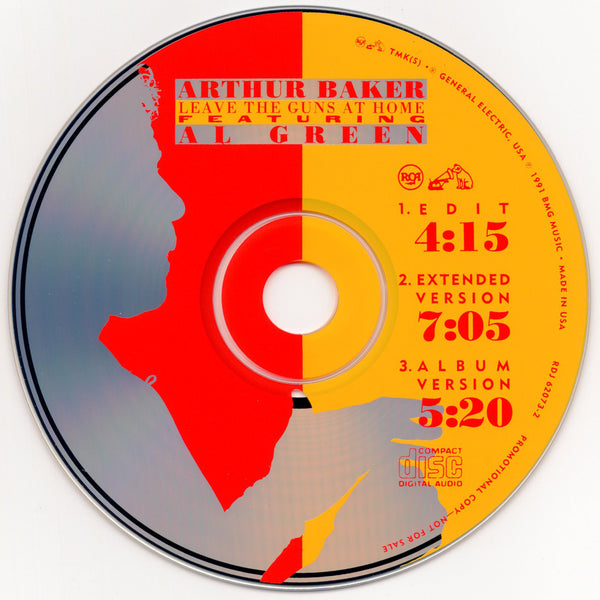 Arthur Baker & Al Green - Leave The Guns At Home [CD Single]