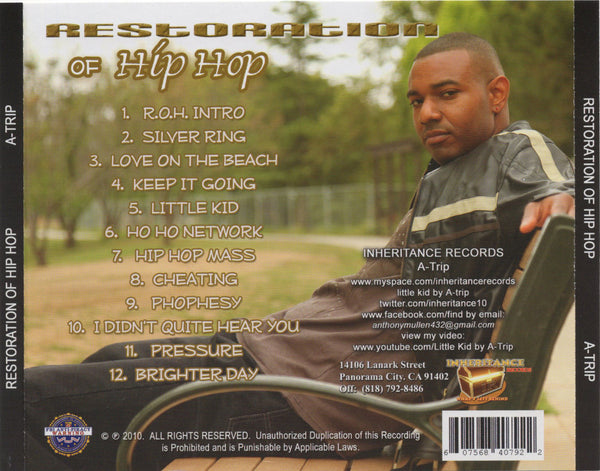 A-Trip - Restoration Of Hip Hop [CD Album]