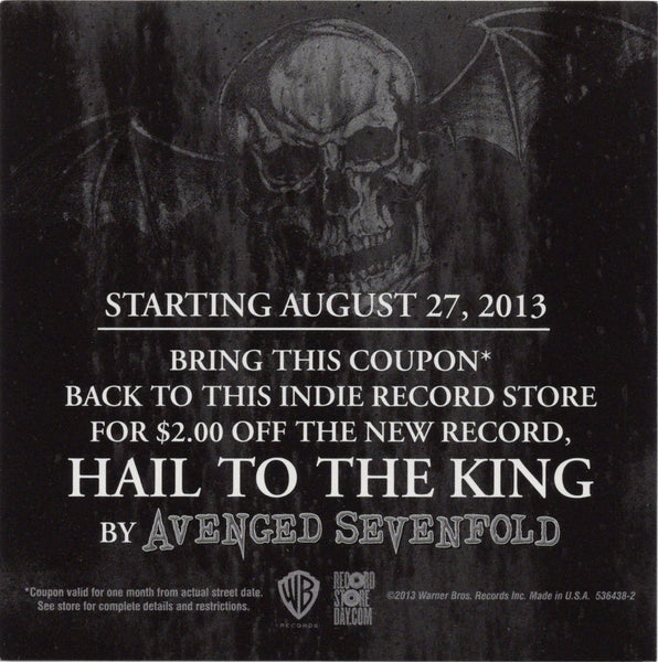 Avenged Sevenfold - Hail To The King [CD Single]