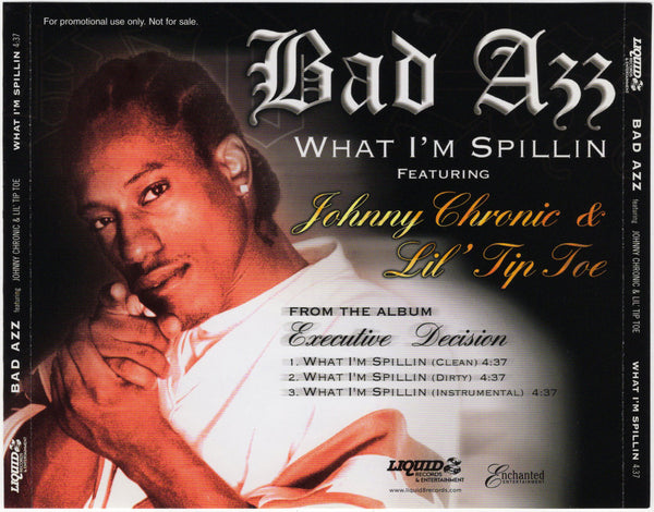 Bad Azz - What I'm Spillin [CD Single]