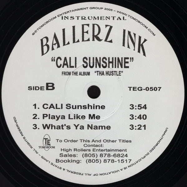 Ballerz Ink - Cali Sunshine [12" Single]