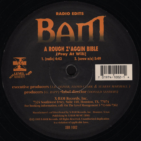 BAM - Eyez Open / A Rough Z'aggin Bible [12" Single]