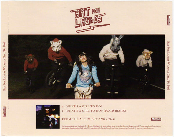 Bat For Lashes - What's A Girl To Do? (Plaid Remix) [CD Single]