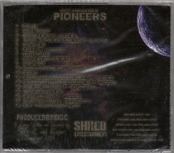Big C & Kasper - Pioneers [CD Album]