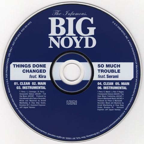 Big Noyd - Things Done Changed [CD Single]