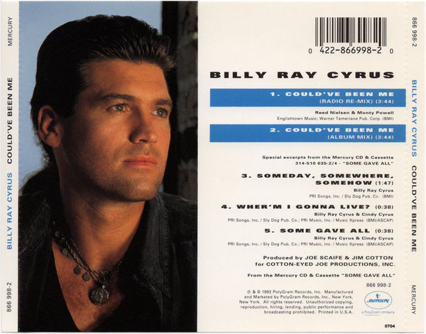 Billy Ray Cyrus - Could've Been Me [CD Single]