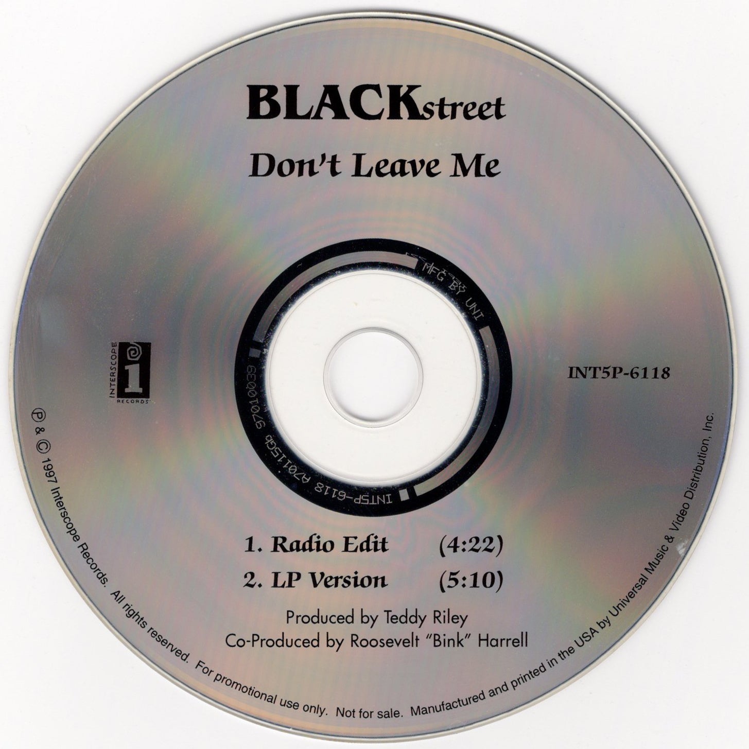 Blackstreet - Don't Leave Me [CD Single]