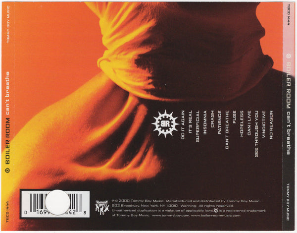 Boiler Room - Can't Breathe [CD Album]