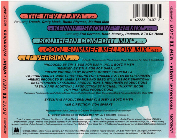 Boyz II Men - Vibin' Remixes [CD Single]