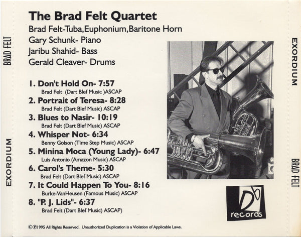 Brad Felt - Exordium [CD Album]