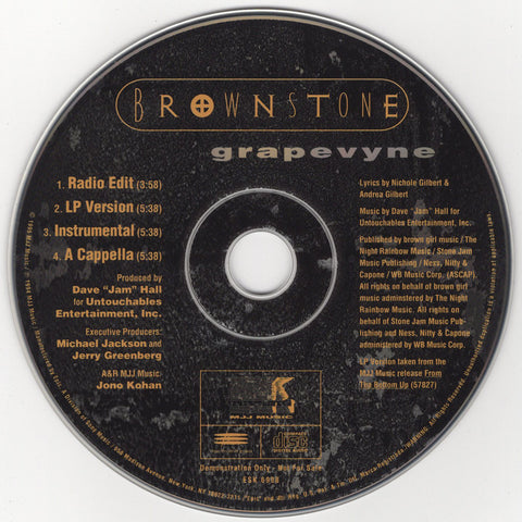 Brownstone - Grapevyne [CD Single]