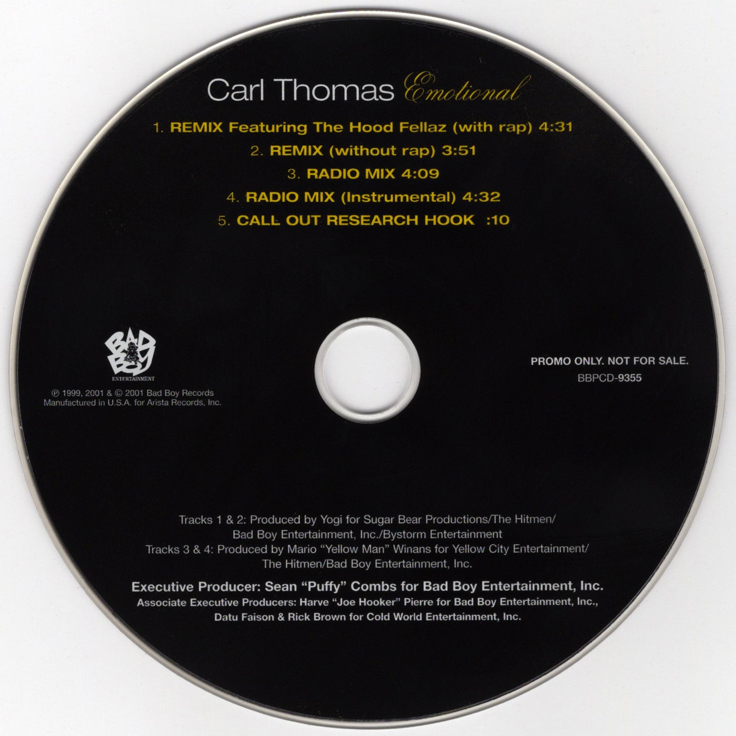 Carl Thomas - Emotional Remix [CD Single]