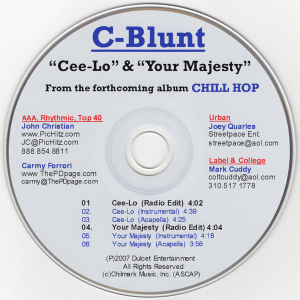 C-Blunt - Cee-Lo / Your Majesty [CD Single]