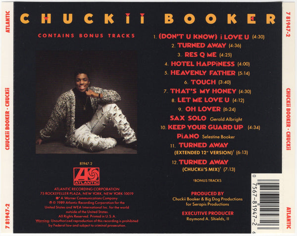 Chuckii Booker - Chuckii [CD Album]