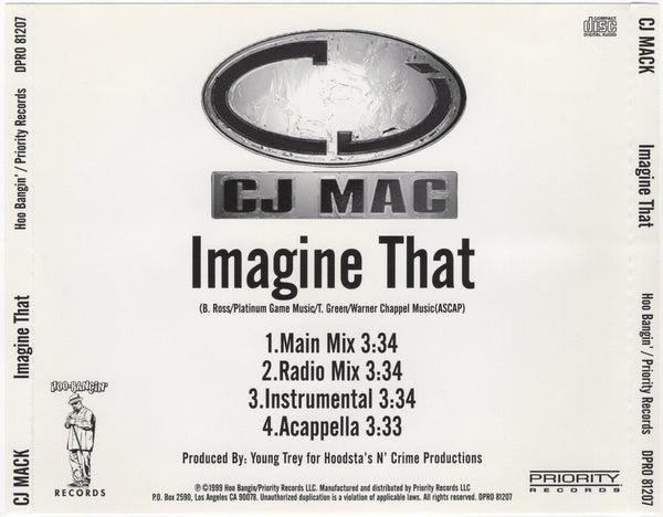 CJ Mac - Imagine That [CD Single]