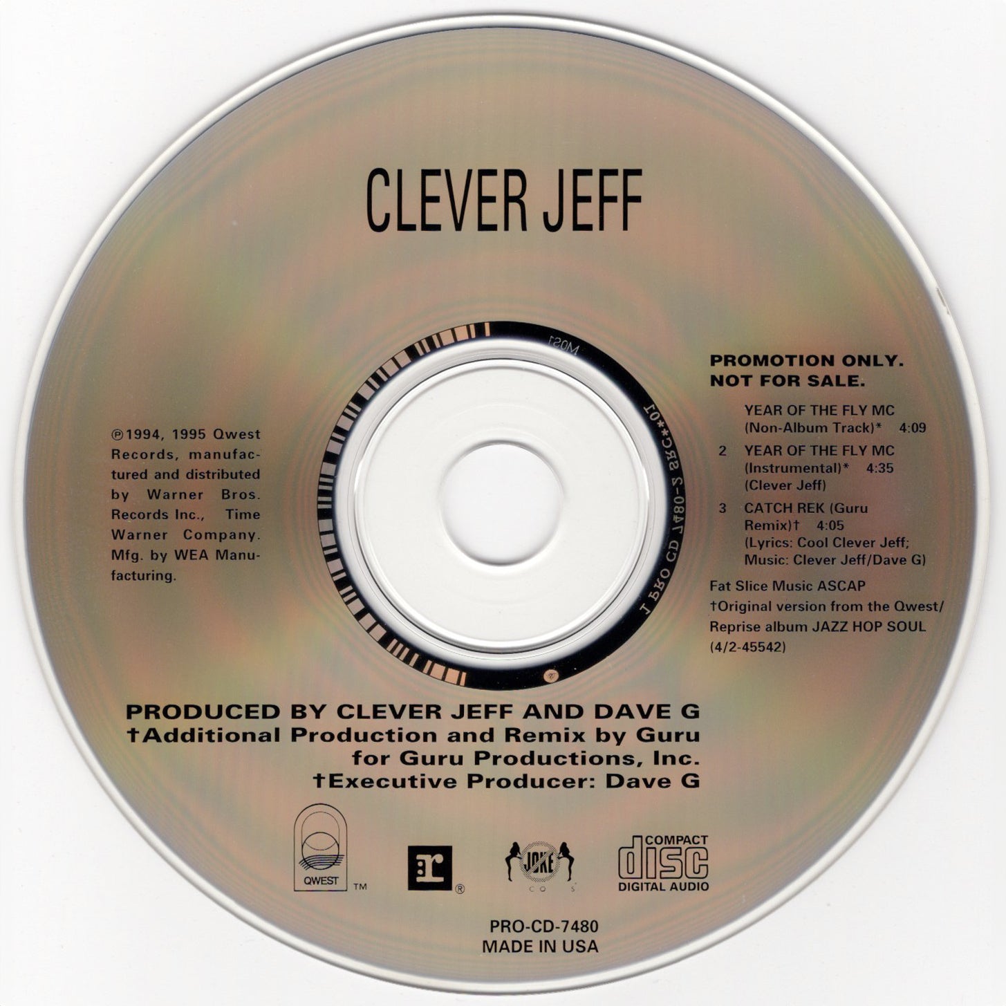 Clever Jeff - Year Of The Fly MC [CD Single]