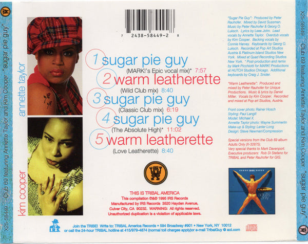Club 69 - Sugar Pie Guy / Warm Leatherette [CD Single]