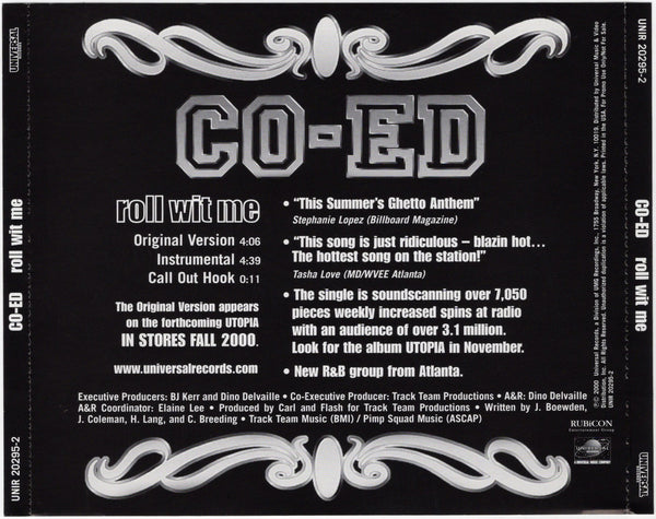 Co-Ed - Roll Wit Me [CD Single]