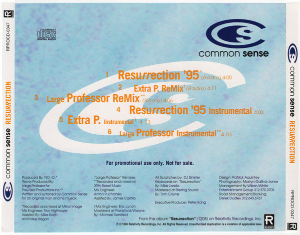 Common Sense - Resurrection [CD Single]