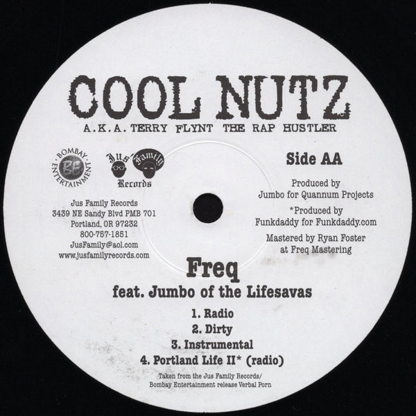 Cool Nutz - Enuff / Freq [12" Single]