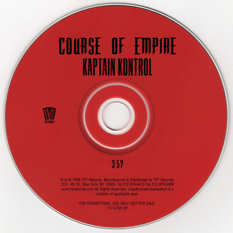 Course Of Empire - Kaptain Kontrol [CD Single]