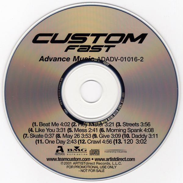 Custom - Fast (Advance Promo) [CD Album]
