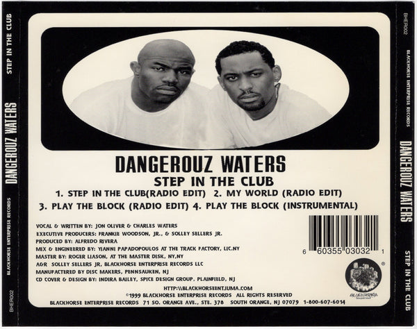 Dangerouz Waters - Step In The Club [CD Single]