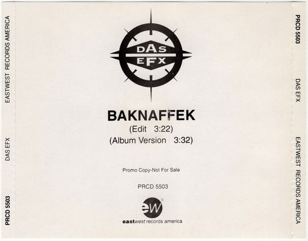 Das EFX - Baknaffek [CD Single]