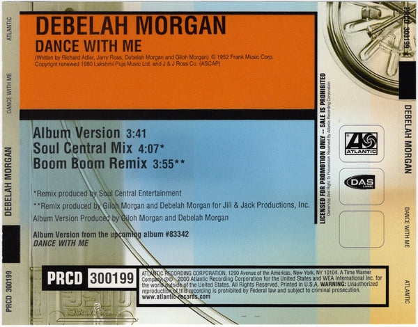 Debelah Morgan - Dance With Me [CD Single]