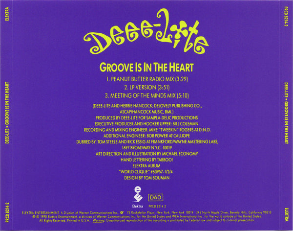 Deee-Lite - Groove Is In The Heart [CD Single]