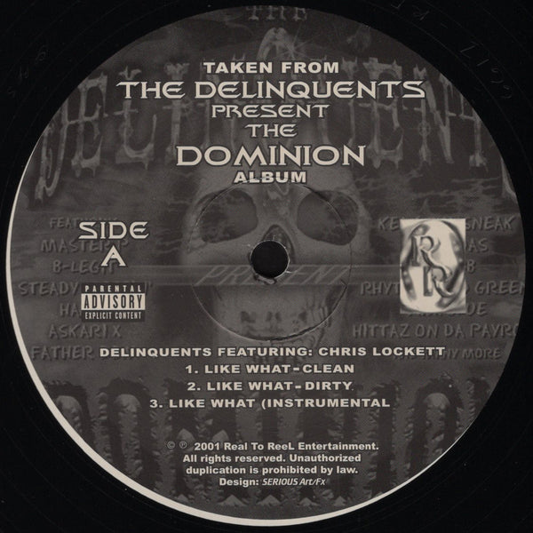 The Delinquents - Like What / Silly Ni##a [12" Single]