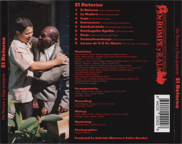De Rompe y Raja - El Retorno [CD Album]