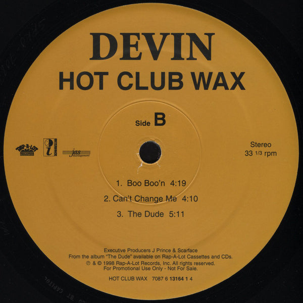 Devin The Dude - Hot Club Wax [12" Sampler]